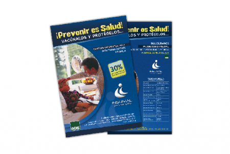 Cliente: Insuval, Folleto diptico